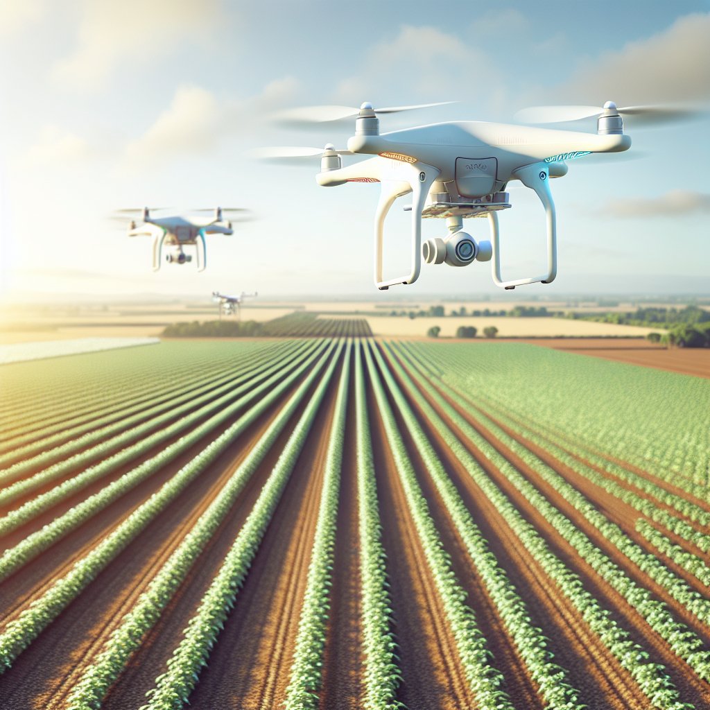 Drones in Agriculture: Monitoring Crops from Above